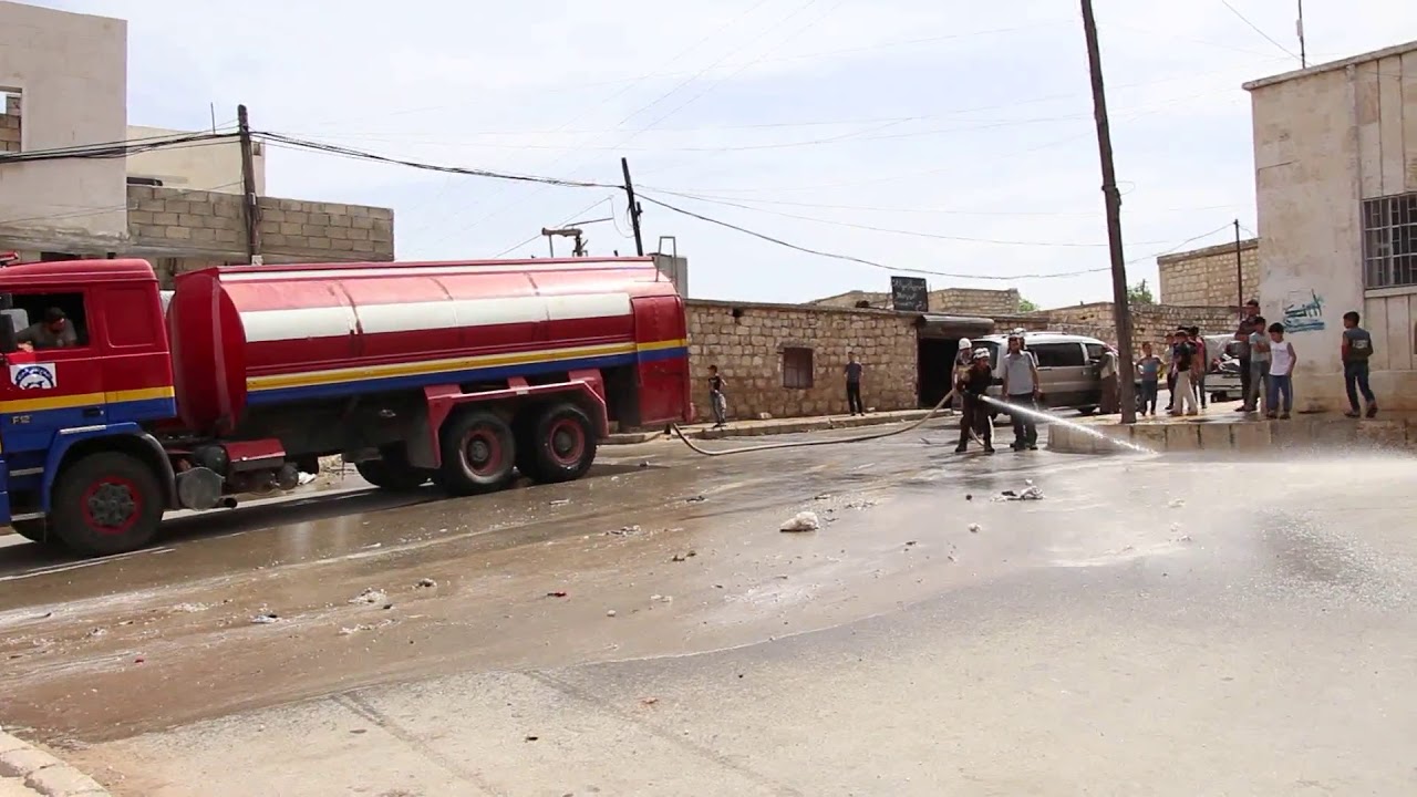 #فيديو| تنظيف الشوارع والساحات العامة في بلدة قبتان الجبل بريف حلب الغربي بمناسبة حلول عيد الفطر