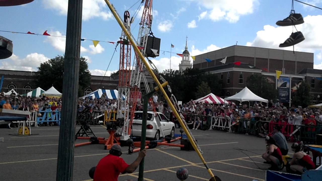 Life size mousetrap at the Maker Faire