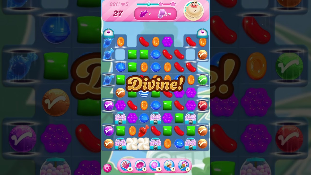 Candy crush  level 221