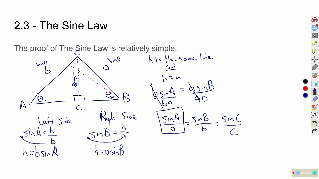Math 20-1 - Trigonometry Lesson 3 - Sine Law