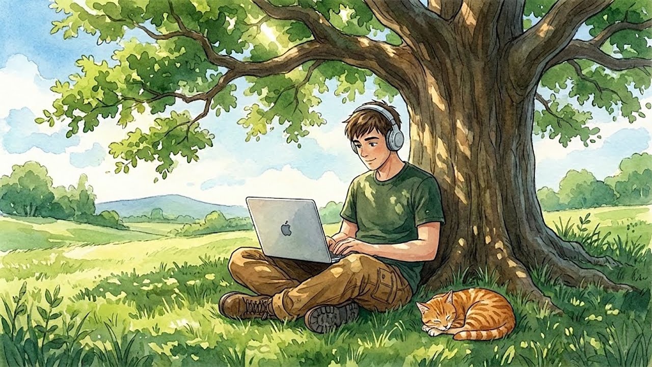 Peaceful Nature Lofi ☁️ Relaxing Beats to Calm Your Mind, Study & Sleep🌿 #lovelofisongs
