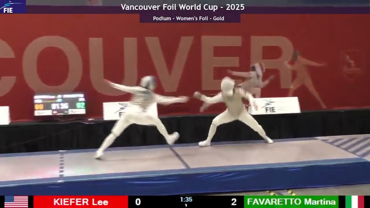 2025 122 SWF Coupe du Monde, Vancouver KIEFER Lee vs FAVARETTO Martina