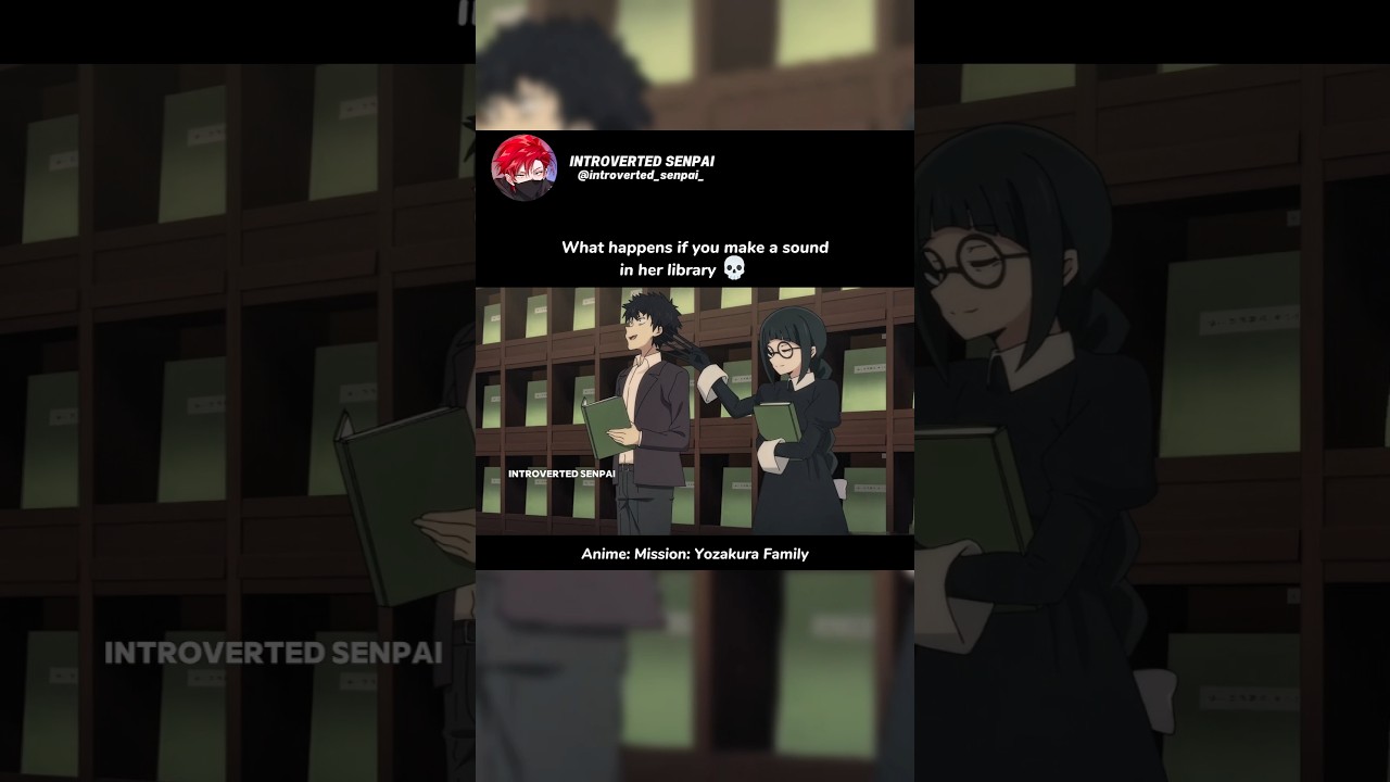 What happens if you make a sound in her library