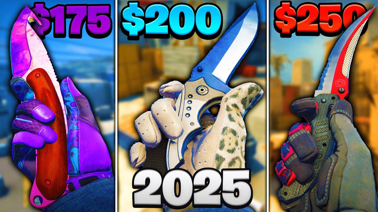 BEST BUDGET KNIVES In CS2 (Under $250 KNIFE SKINS) Best Cheap Knives In CS2 2025! CHEAP KNIFE SKINS!