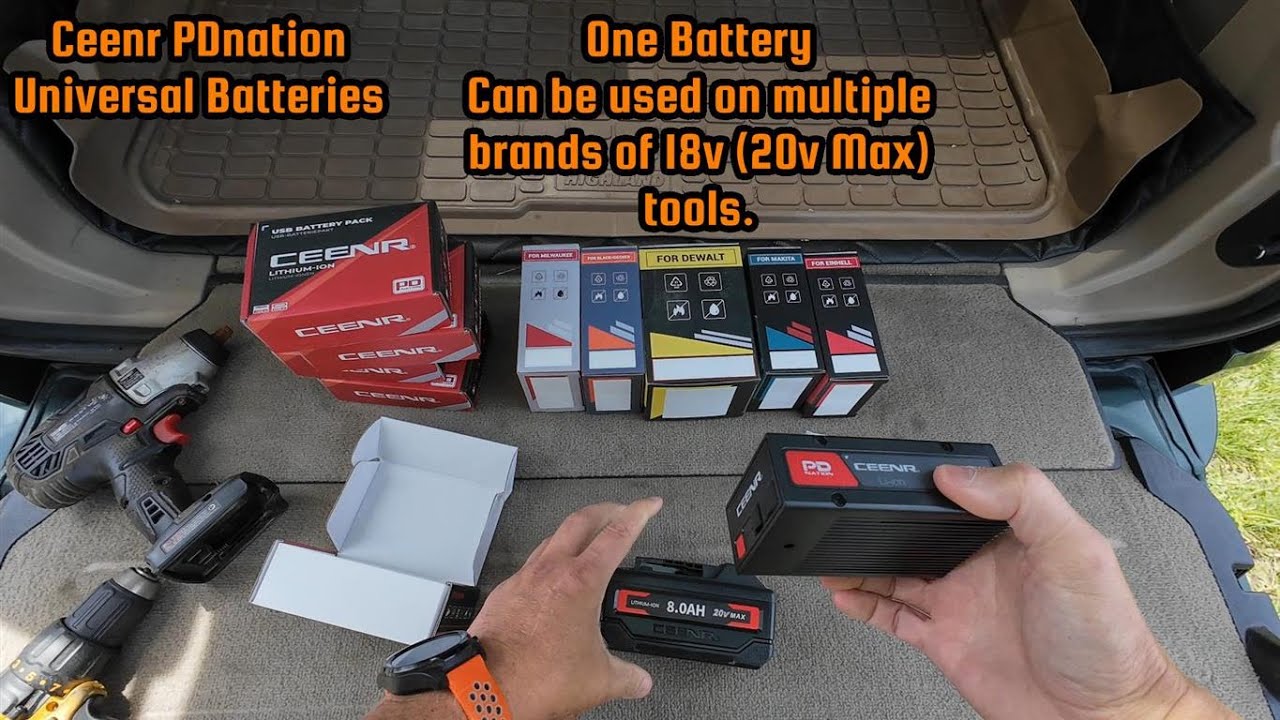 Ceenr - PDnation Universal Power Tool Battery System