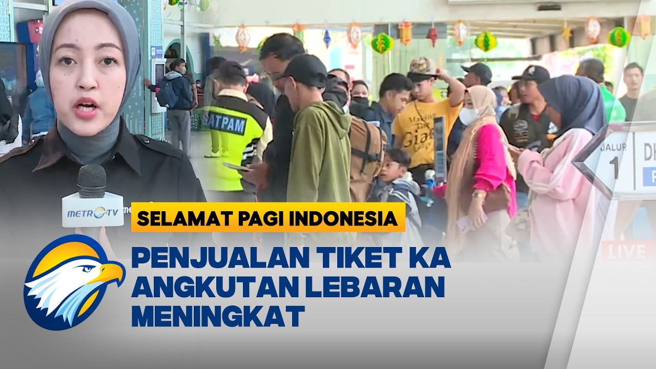 Stasiun Pasar Senen Terpantau Ramai, Penumpang Tujuan Luar Kota Meningkat [SPI]