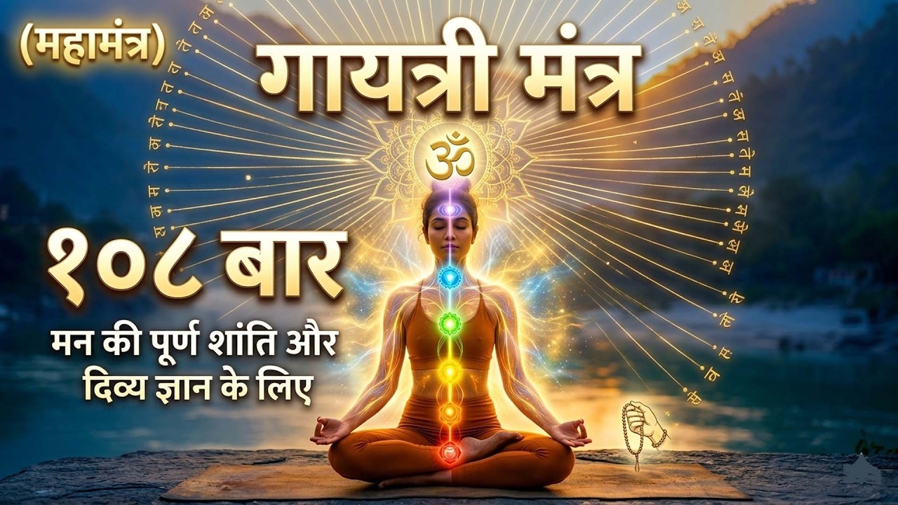गायत्री मंत्र 108x: मानसिक शांति और दिव्य शक्ति के लिए | Gayatri Mantra 108x Chanting #108times