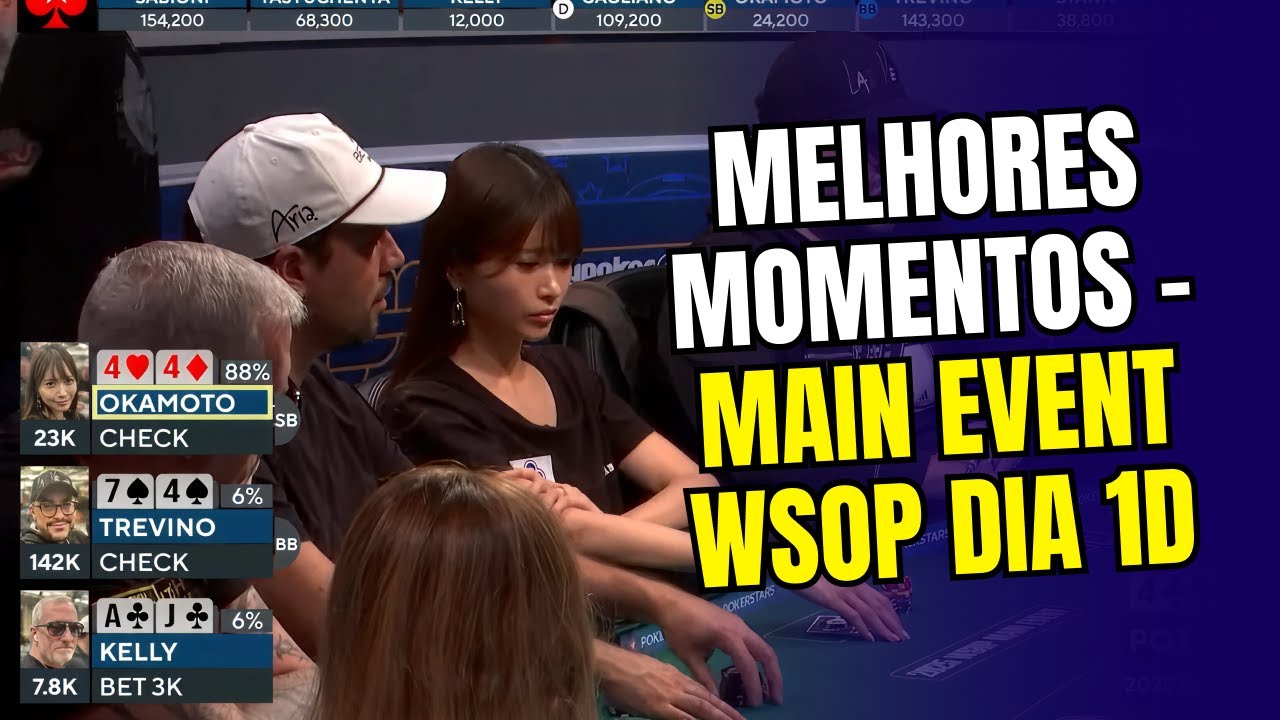 As mãos mais INSANAS do Main Event WSOP 2025 - Dia 1D
