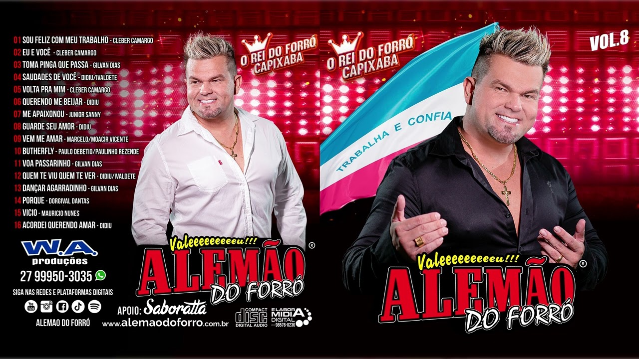 Alem&atilde;o Do Forr&oacute; Vol.08 (CD Completo)