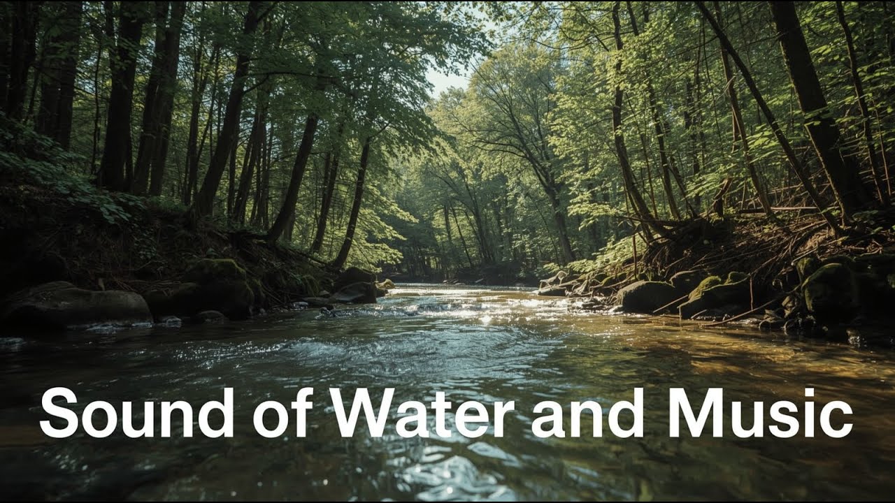 Music for Meditation Piano Music & Water Sounds for Mindfulness