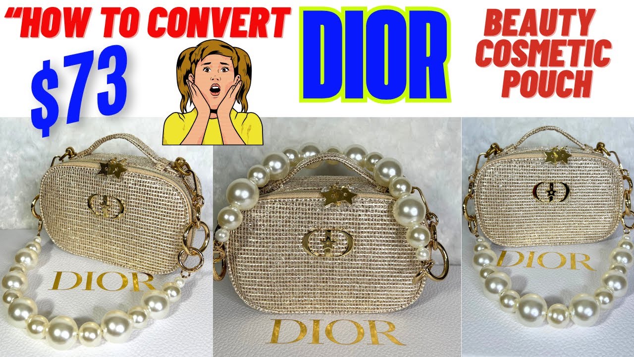 Праздничная косметичка Dior Holiday 2025, которую можно преобразовать в сумку через плечо * Пошаг...