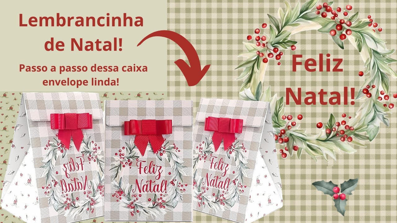 Caixinha para lembrança de natal! Lembrancinha de natal #natal #lembrancinhadenatal