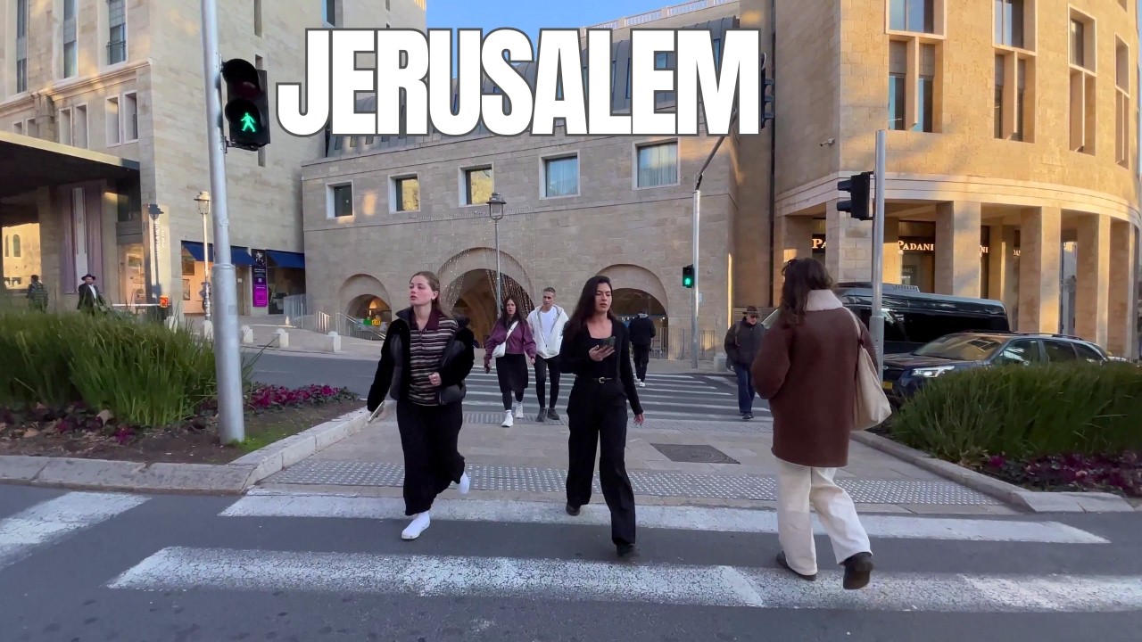 Jerusalem Evening Walk | February Streets, Mamilla & City Life