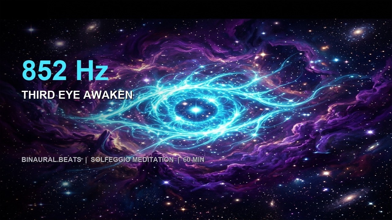 Third Eye Awakening (852Hz Solfeggio) | Lucid Dreaming & Intuition REM Sleep Music