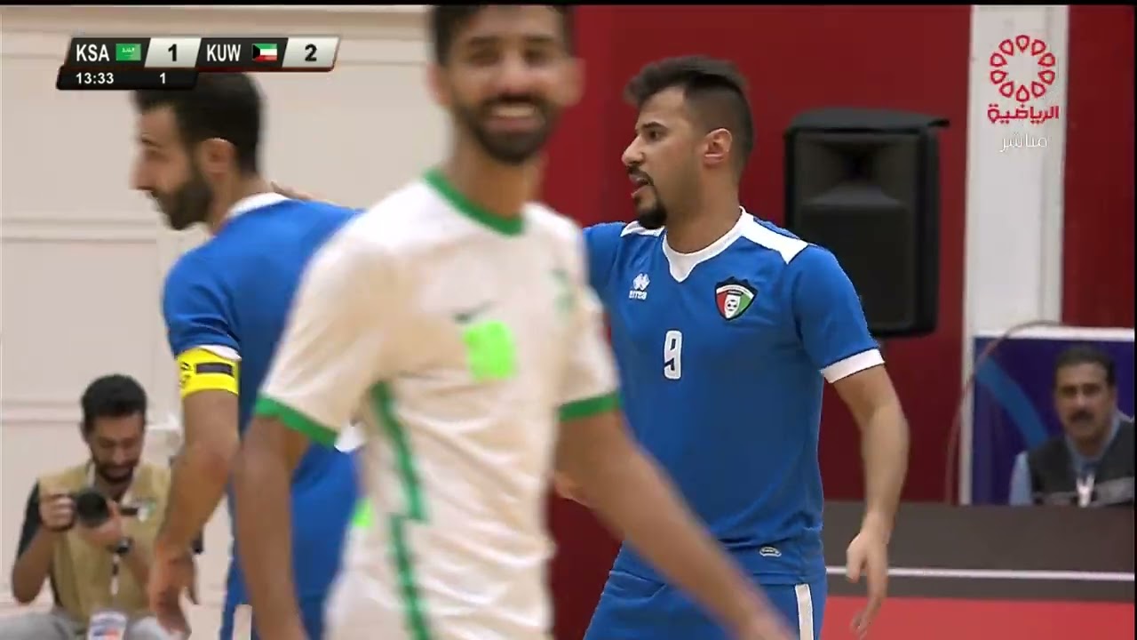 مباراة الكويت × السعودية - نهائي بطولة اتحاد غرب آسيا لكرة الصالات + التتويج - الأثنين 13/6/2022