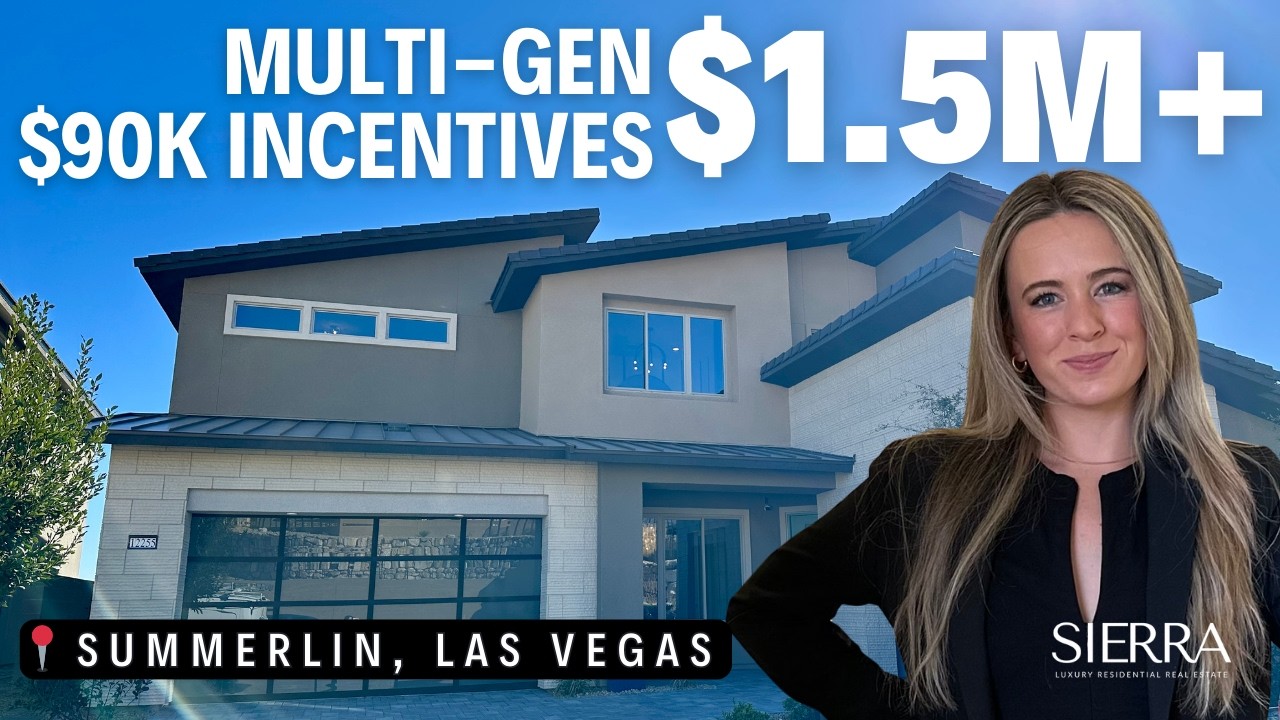 MULTI-GEN Home in Summerlin with INSANE INCENTIVES! | Full Tour Vittoria by Pulte Homes at Brantley