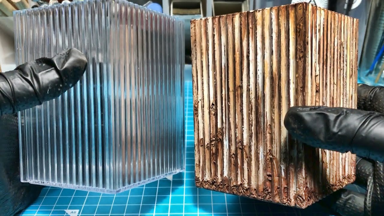 プラ製のペン立てを錆びさせました