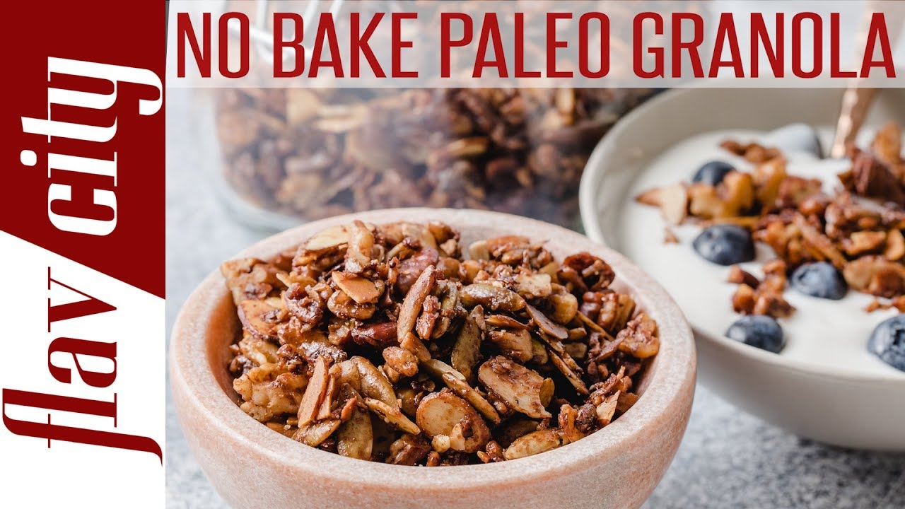 How To Make Granola Without An Oven - Paleo & Vegan Granola Recipe