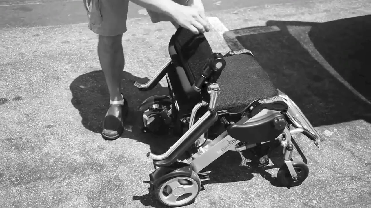 SMART CHAIR ORIGINAL: Ontdek deze opvouwbare, elektrische vouwrolstoel