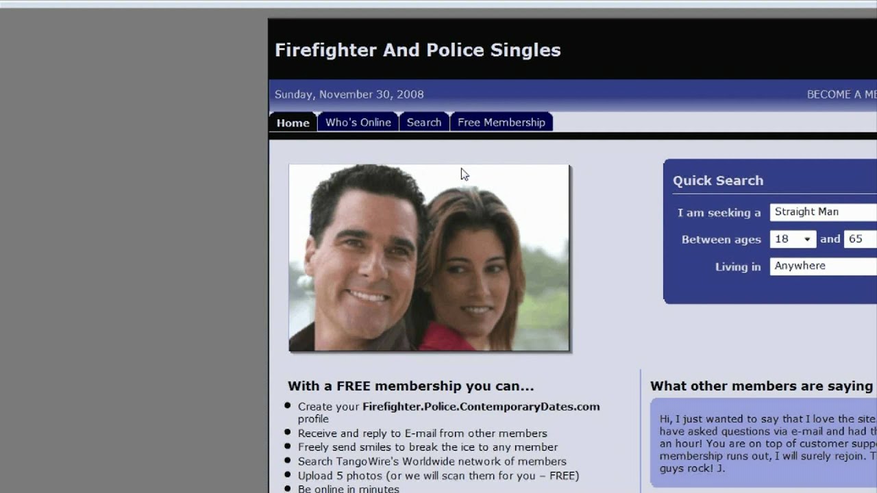Online Dating Sites : About Police Officer Dating Sites