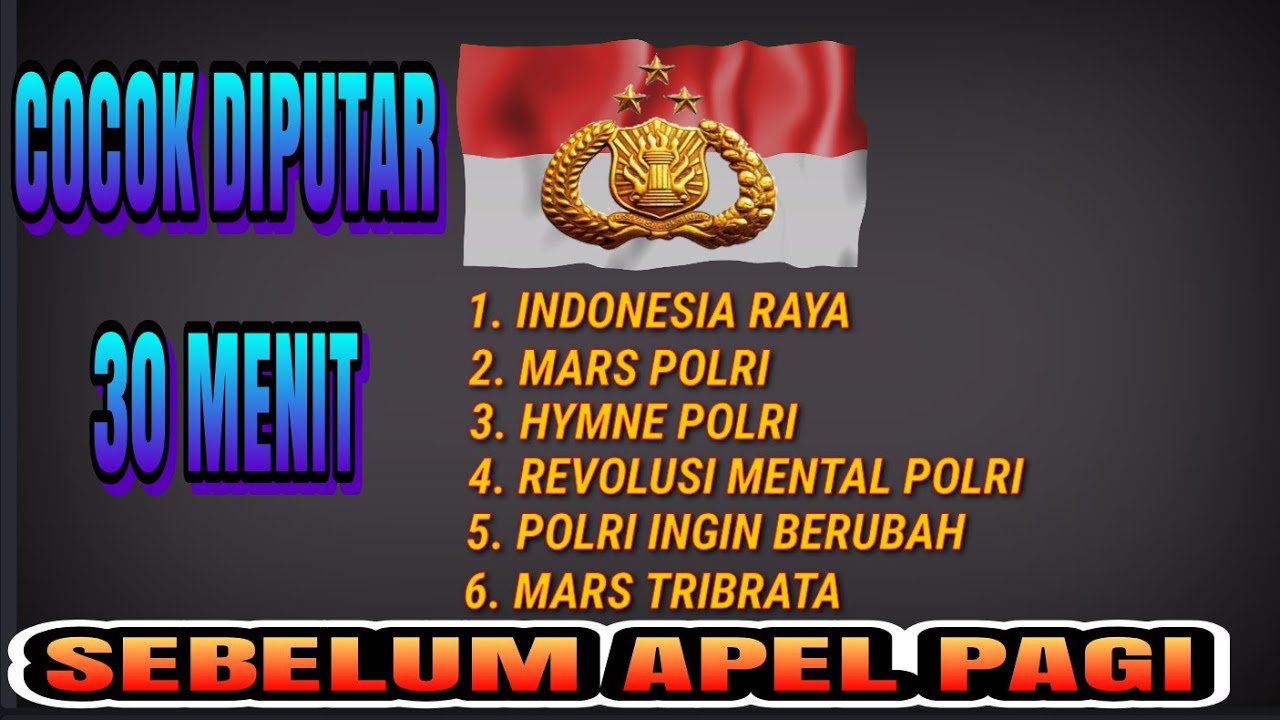 Kumpulan Lagu Polri | Lagu wajib Polisi sebelum apel pagi | Lagu beserta liriknya #massoeparproject