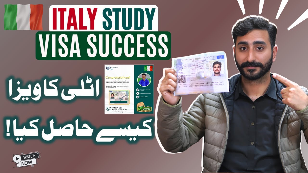 ITALY Student Visa Success Story | How our Student Got his Italy Student Visa Approved!