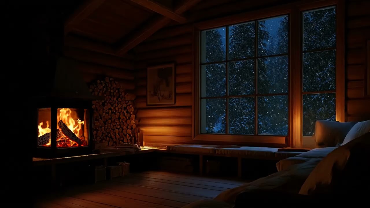 ❄️ Cozy Winter Night Piano Music | Soothing Melodies to Relax, Unwind & Sleep Peacefully 🎹