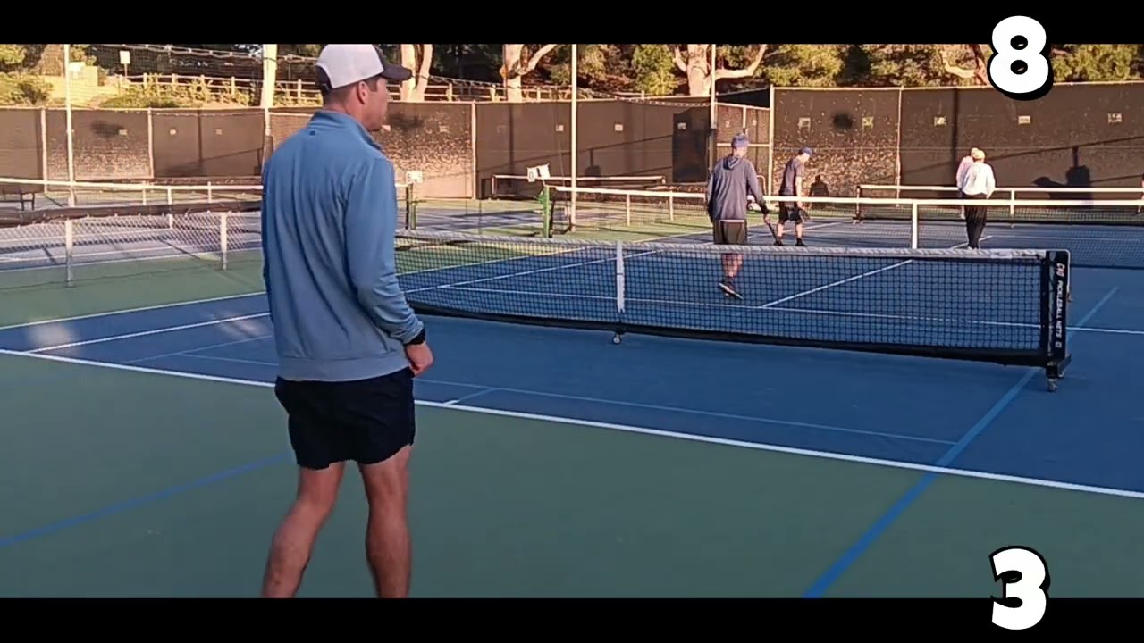 Pickleball Men's Doubles, Challenge Game 2/3. Ian & Juan vs Greg & KC