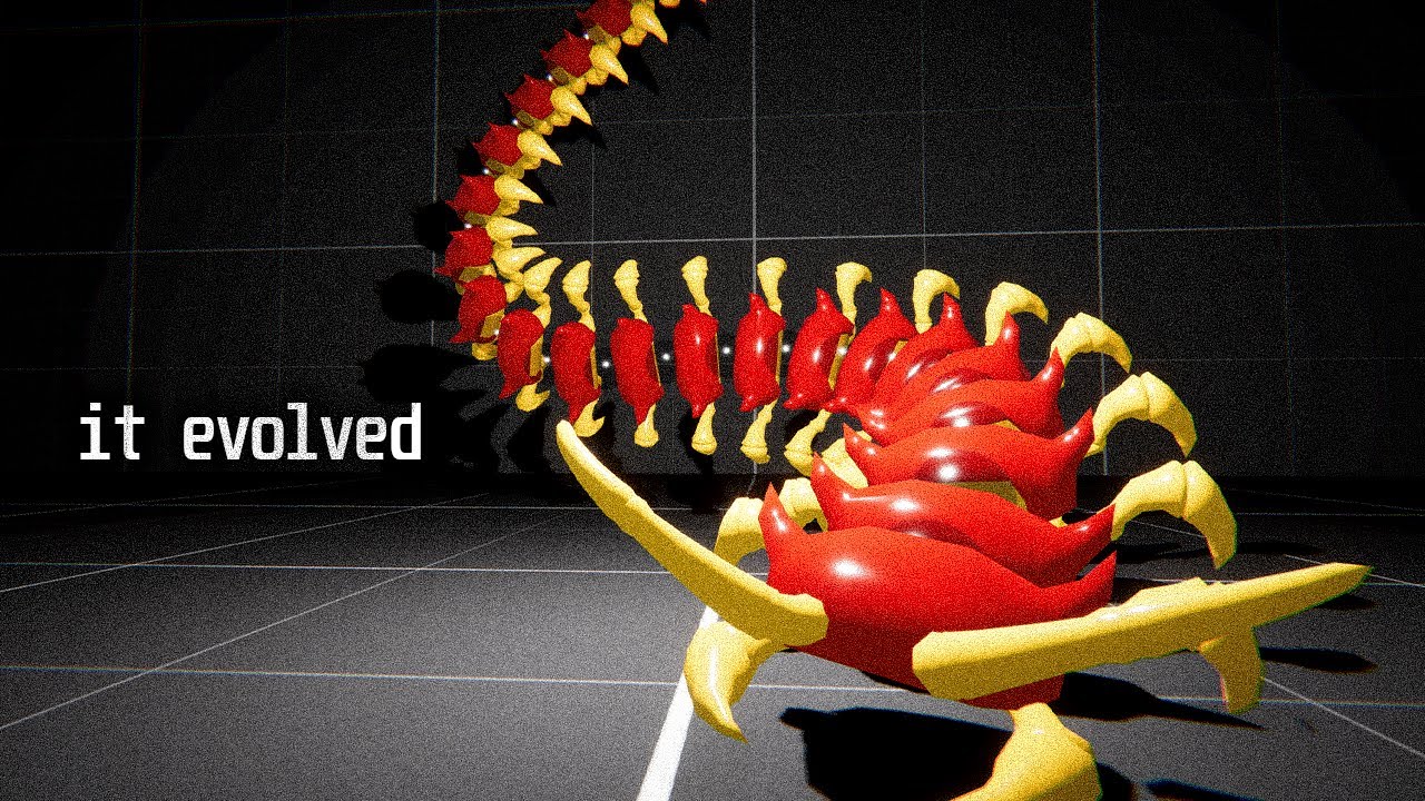 I Trapped this AI Centipede in a Simulation for 1000 Years