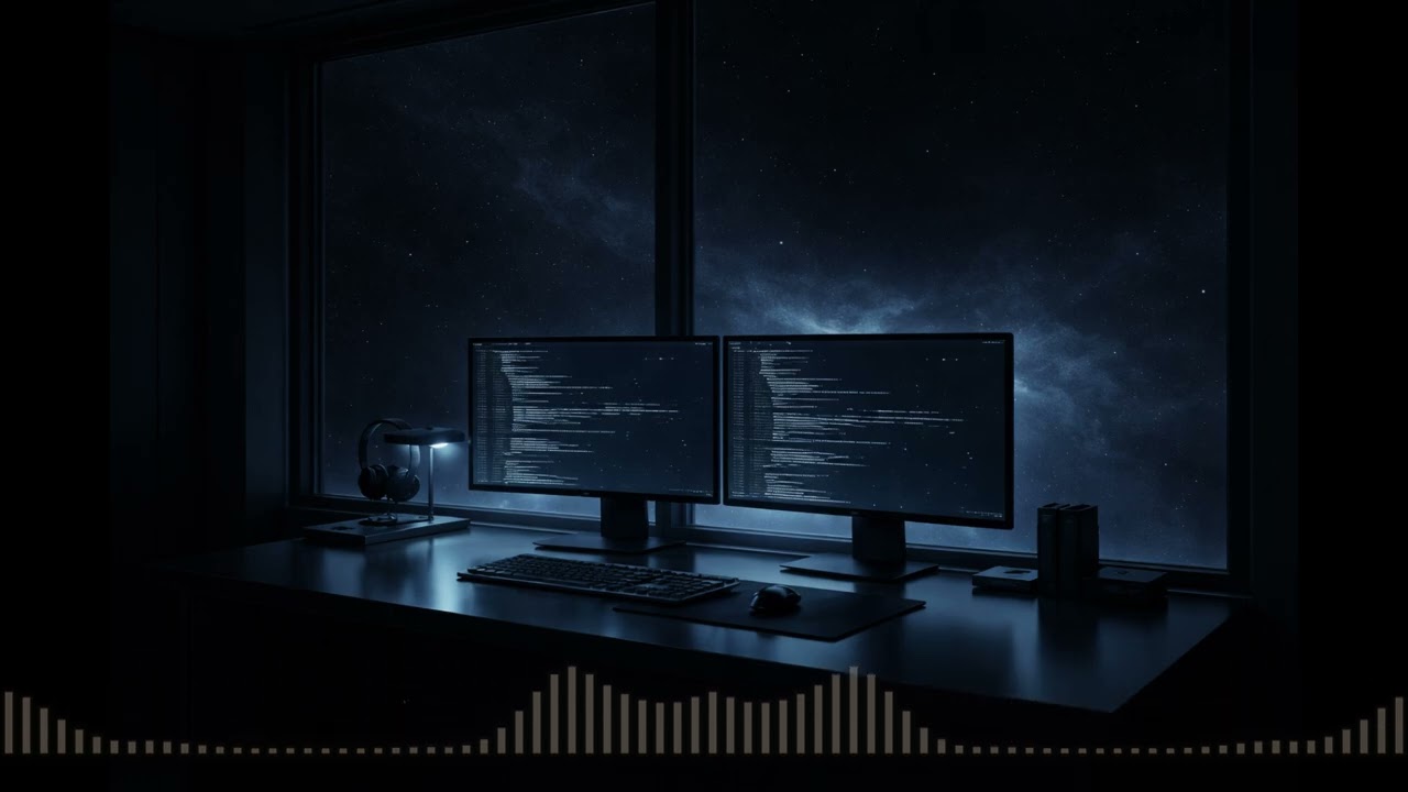 Deep Space Coding Ambient 🌌 Dark Focus for Deep Work (No Lyrics) | 60 Min