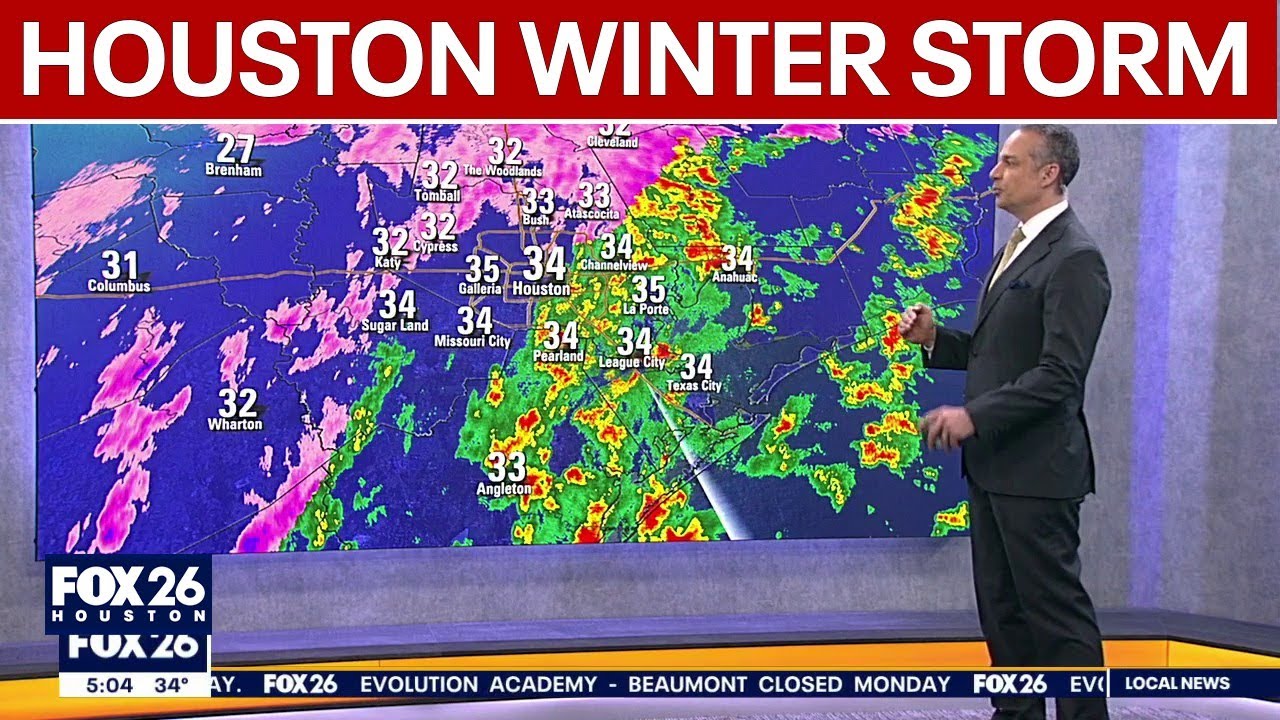 Houston winter storm forecast: Sunday morning update