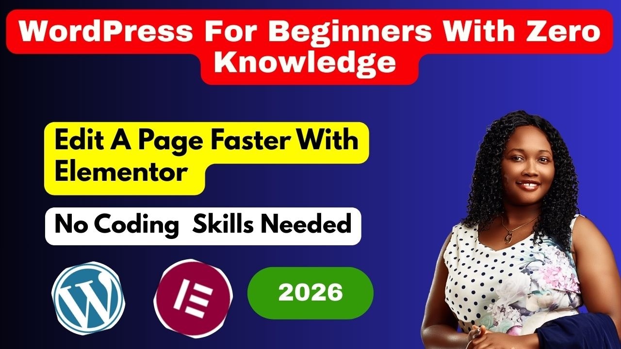 How To Edit a Page With Elementor in 1 Minute: Step-by-Step Tutorial For Beginners