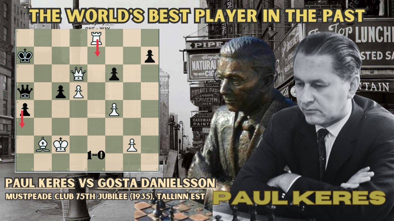 DESTROYER OF ALEKHINE'S DEFENSE|| Peterson vs Paul Keres ||Mustpeade Club 75th J. Tallinn EST(4) 935
