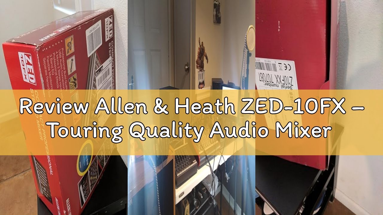 Review Allen & Heath ZED-10FX – Touring Quality Audio Mixer with 2 Mic/Line, 2 Mic/Line/DI, 3 Stereo