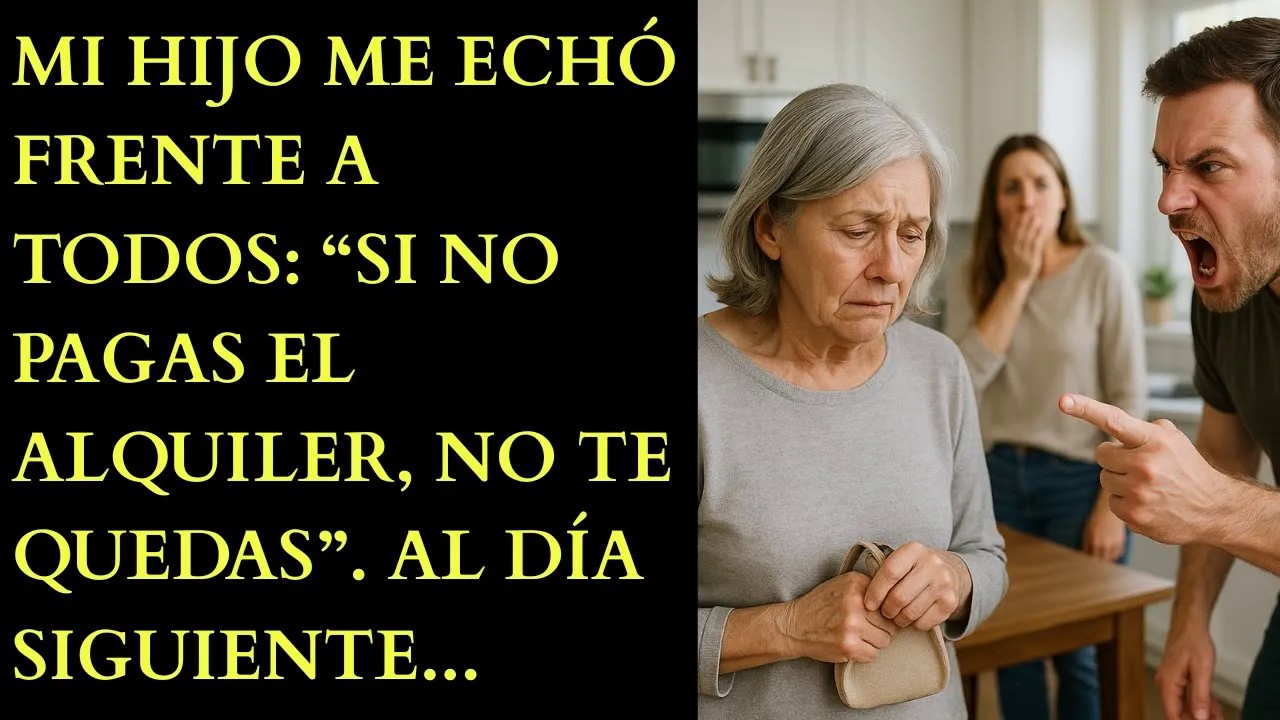 Mi Hijo Me Echó Por No Pagar El Alquiler, Pero Al Día Siguiente