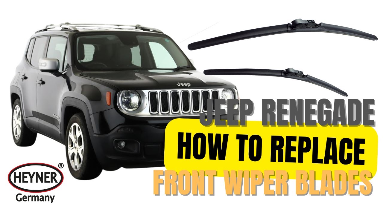 Jeep Renegade How To Change Front Wiper Blades Quick Replacement