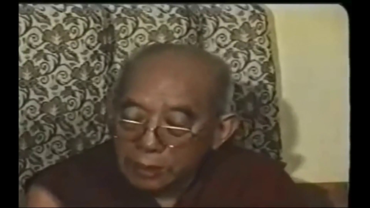 Dalai lama Requested His Holiness Trijang Rinpoche come back to Ganden Monestery, India