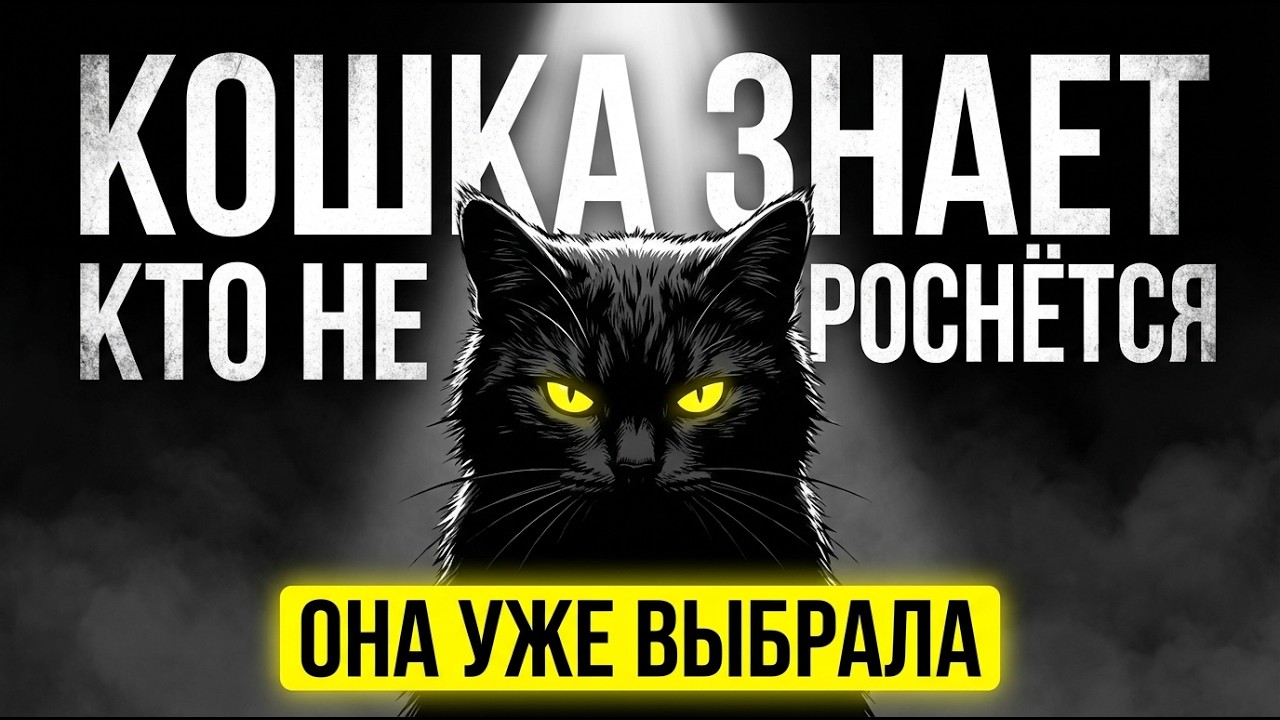 Ваша Кошка Знает, Кто НЕ Проснётся Утром — И Она Уже Выбрала