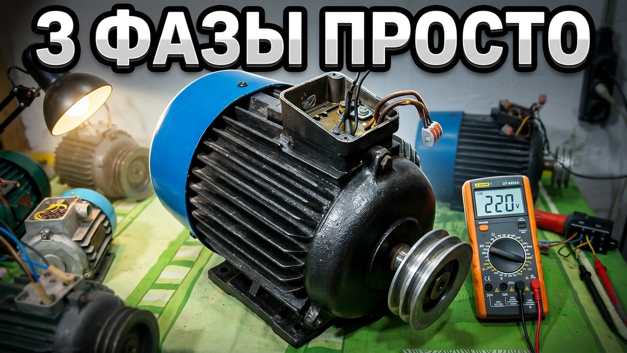 Бесплатно 3 фазы из 220 в