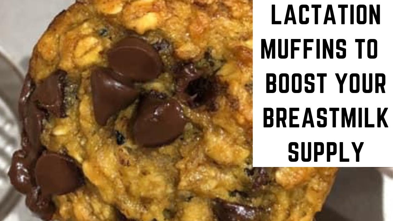 Lactation Muffins to Increase Breastmilk Supply | Healthy OATMEAL Banana Muffins for Postpartum