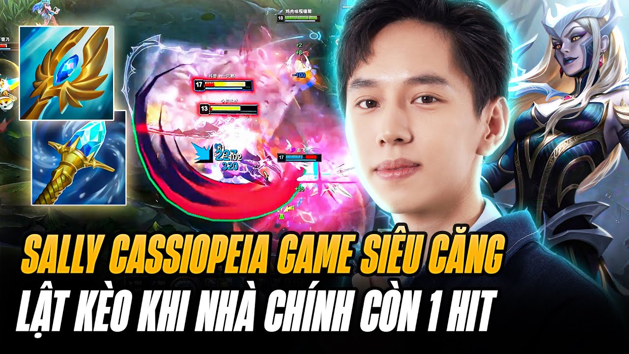 Cassiopeia Của Sally Bán Hành Cho Đại Cao Thủ Aatrox Gánh Team Lật Kèo Nhà Chính Còn 1 Hit Siêu Căng