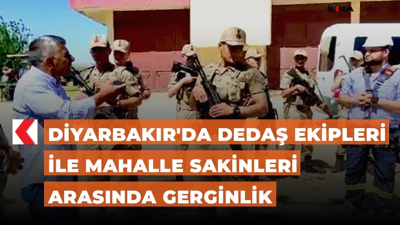 Diyarbakır'da DEDAŞ ekipleri ile mahalle sakinleri arasında gerginlik