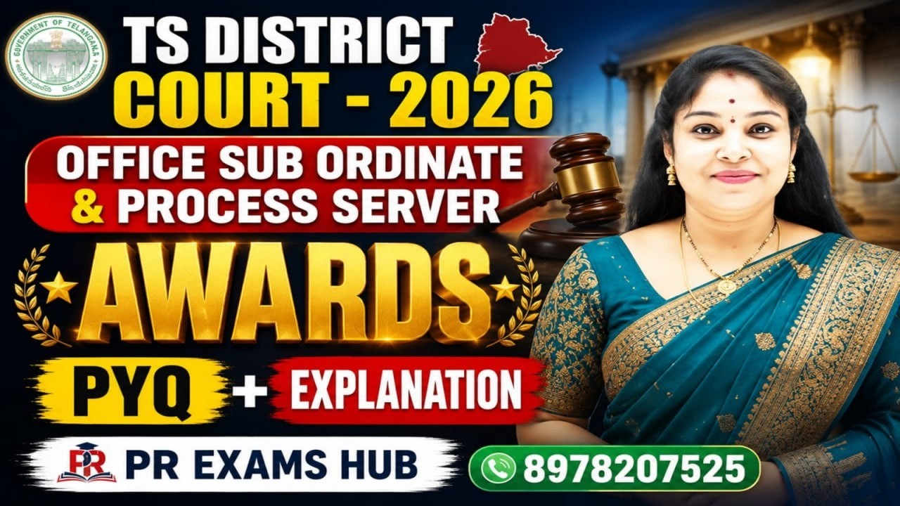🔥TG High Court 2026 | Static GK: Awards MCQs | Most Expected Questions