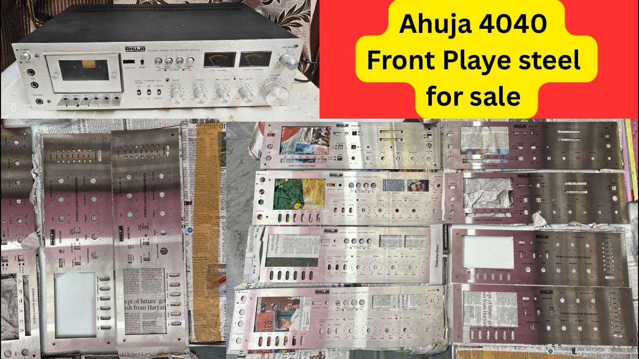 Ahuja 4040 Front penal steel metal for sale 7814255586 #trending #vlog #ahuja #cassetteplayer