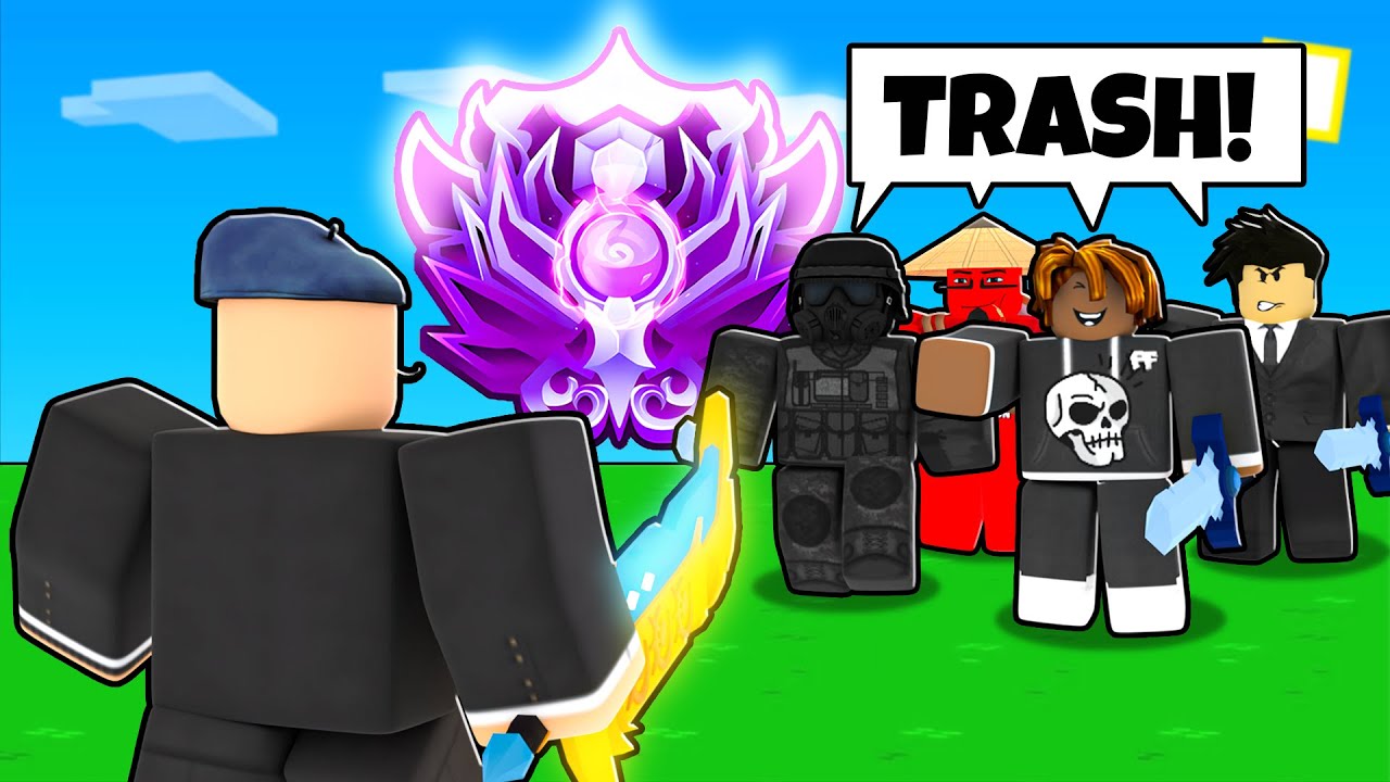They Call ME TRASH.. Solo Queuing to NIGHTMARE Ep.9 (Roblox Bedwars)