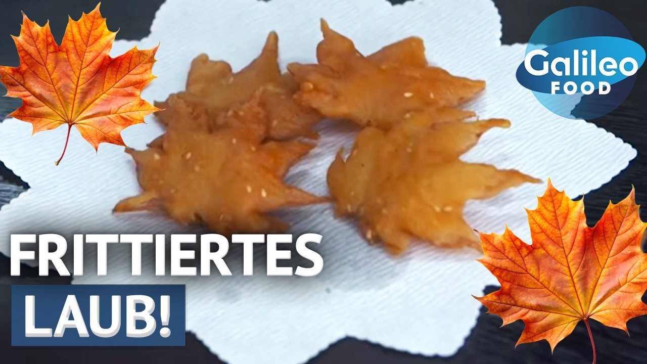 Laub essen?! In Japan sind frittierte Ahornblätter ein Kult‑Snack | Galileo Food