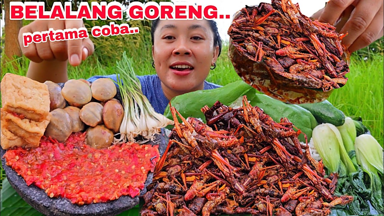 PERTAMA KALI NYOBAIN BELALANG GORENG .SEPERTI APA RASANYA 🫣 ??