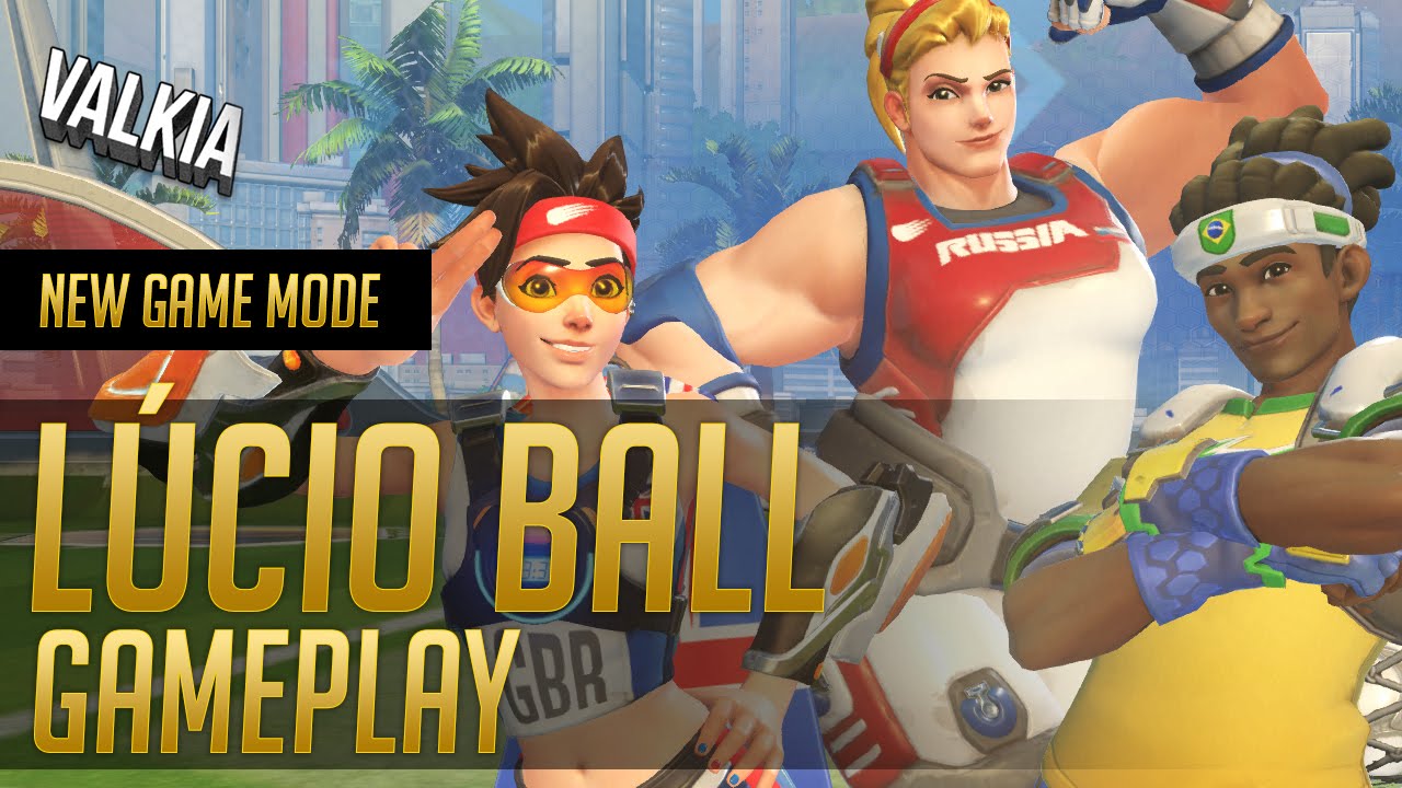 Lucio Ball Gameplay || New Overwatch Game mode