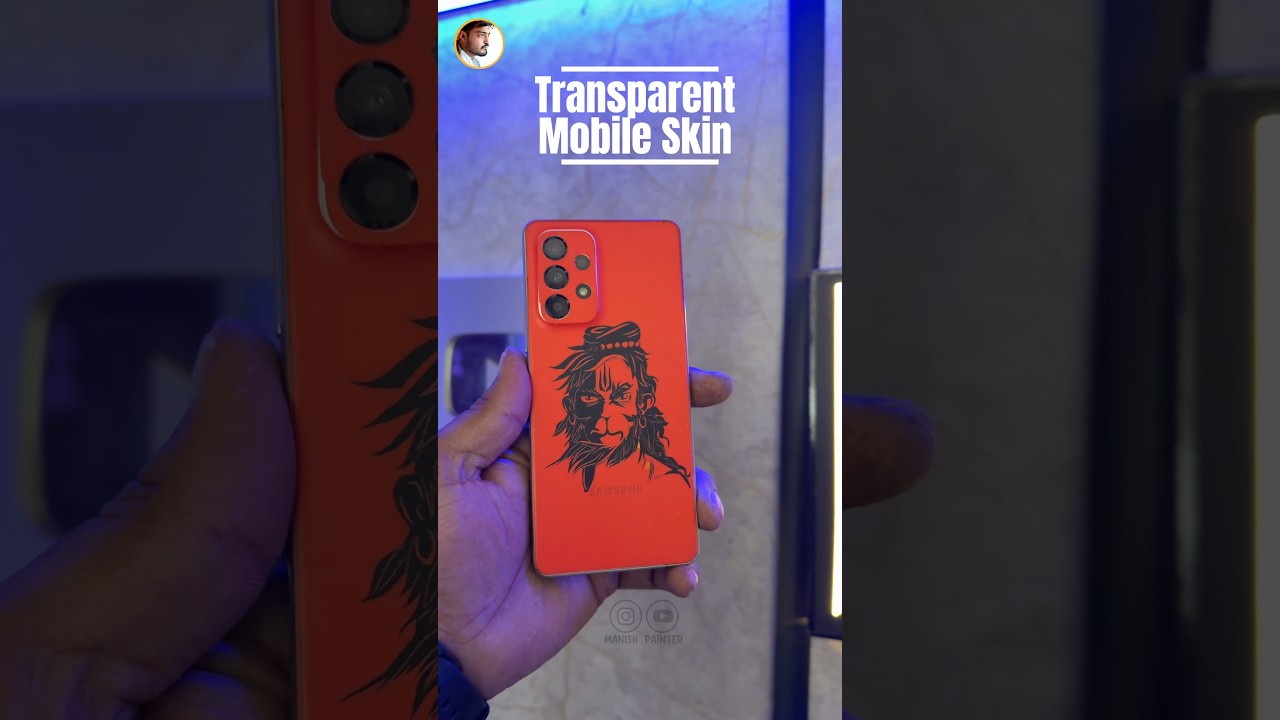 🌼Jay Hanuman 🌼… Mobile Transparent Skin #shorts #jayhanuman #mobileskin #mobileradium