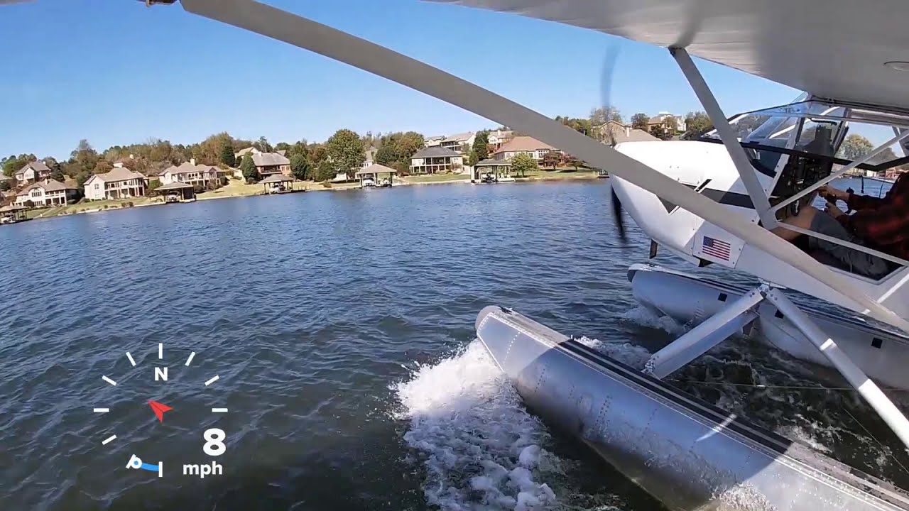 Kitfox Floats 8 Second Take Off